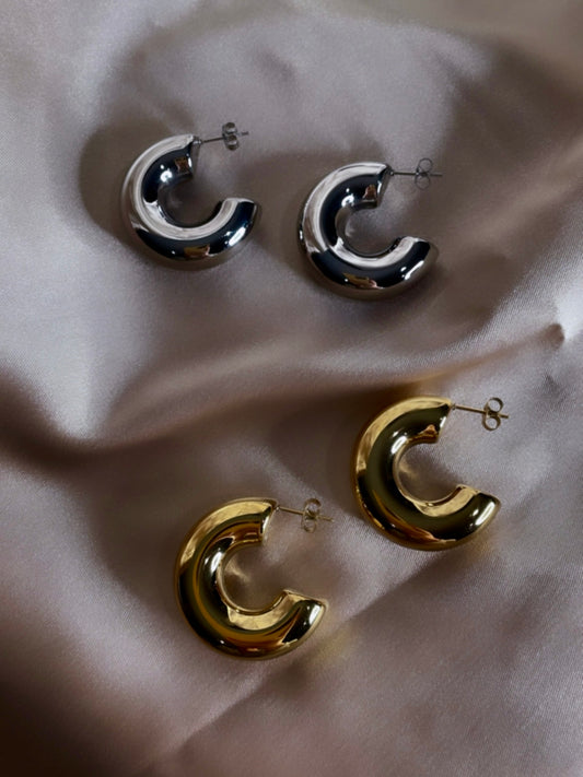 Chunky C Earrings